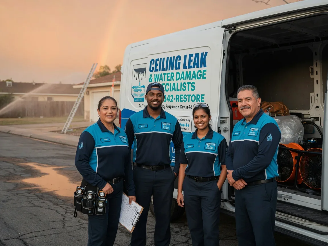 Ceiling Leak Cleanup company in Milford, MI