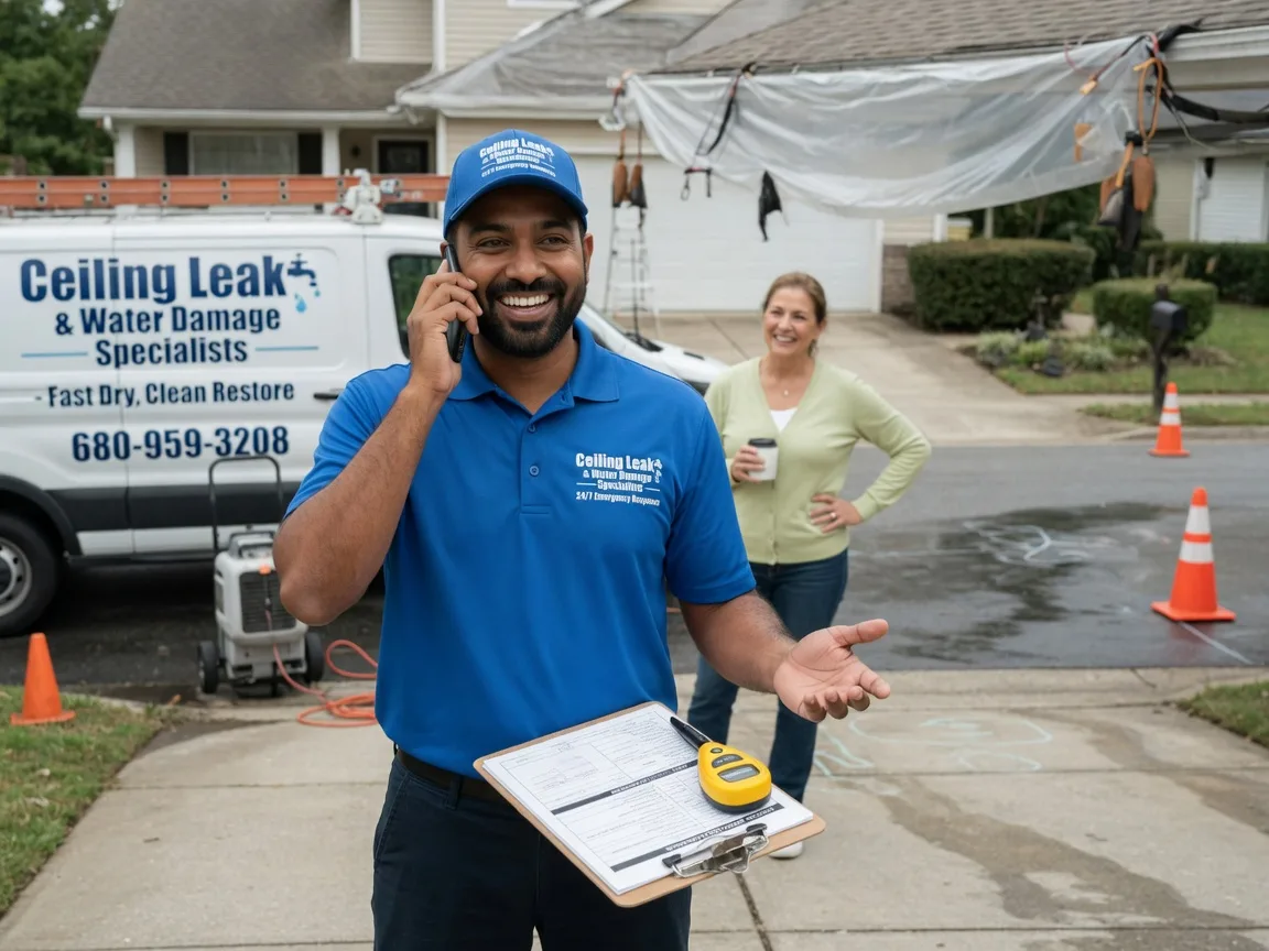 Ceiling Leak Cleanup Milford, MI FAQs